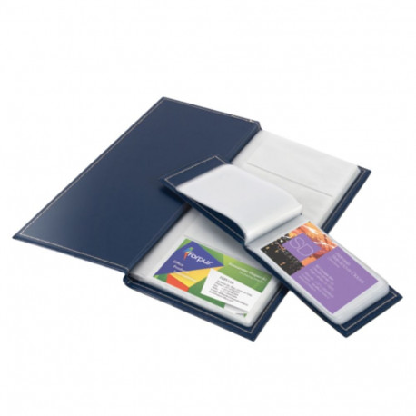 Business card holder/covers for 112 cards FO black