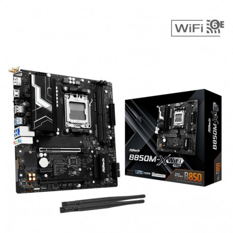 Asrock Mainboard||AMD B850|SAM5|Micro-ATX|Memory DDR5|Memory slots 2|B850M-XWIFIR2.0
