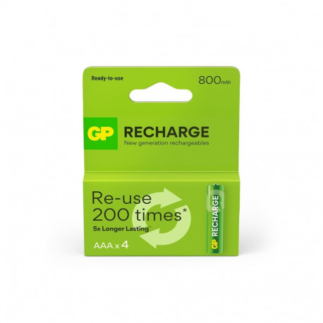 ACCU GP AAA 800mAh 4 tk