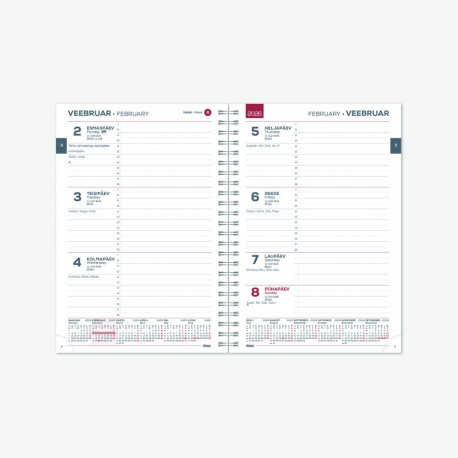 2912140585, Raamatkalender Minister Trend Nädal H Golden Dream