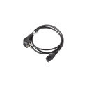 Lanberg CEE 7/7 kuni IEC 320 C13 toitekaabel CA-C13C-11CC-0018-BK