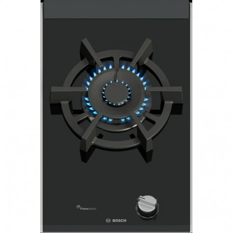 Series 8 Domino gas hob 30 cm Glass ceramic, Black