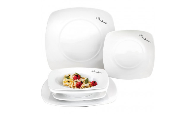 6-piece square dining plate set Dine Lamart