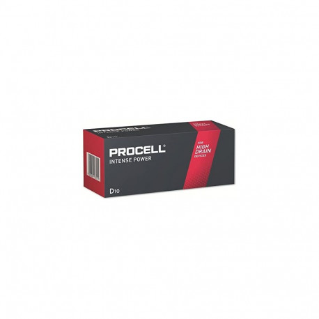 Duracell Procell Alkaline Intense Power D, 1.5V, battery (10 pieces, D mono)