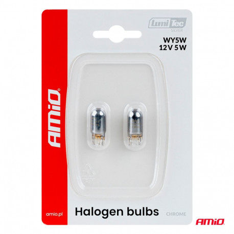 Halogeenpirnid 2tk WY5W 12V 5W kroom