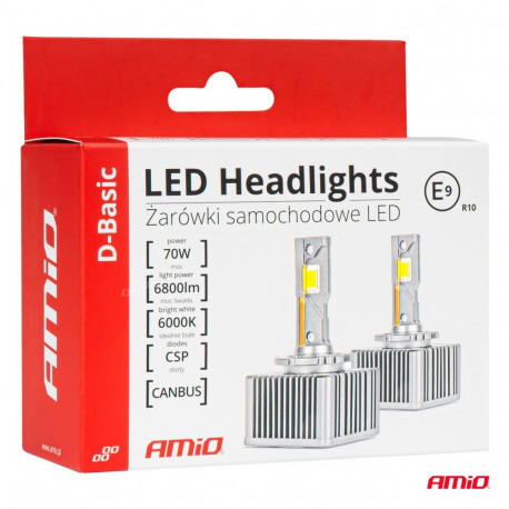 LED pirnid 2tk D-Basic Series D2S / D2R