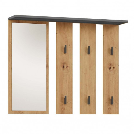 Topeshop PARMA WIESZAK ANT/AR clothing hanger Anthracite, Oak