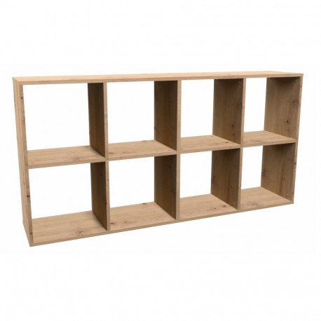 Topeshop MALAX 2X4 ARTISAN living room bookcase
