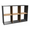 Topeshop MALAX 2X3 ANT/ART living room bookcase