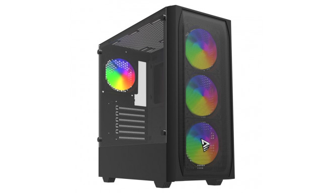 Savio Noctis Flow RGB Cube Black