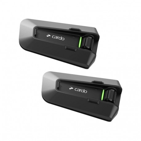Cardo PT200101 mootorratta intercom 2 kanalit 1600 m must