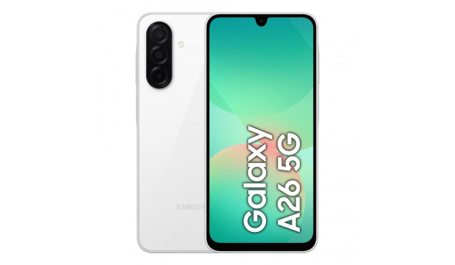 Samsung Galaxy A26 17 cm (6.7") Hybrid Dual SIM Android 15 5G USB Type-C 6 GB 128 GB 5000 mAh White