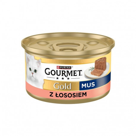 PURINA Gourmet Gold Mousse with salmon - wet cat food - 85g