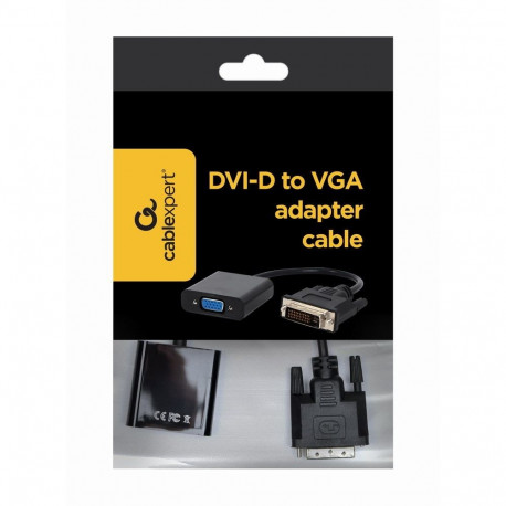 Gembird A-DVID-VGAF-01 videoadapter must 0,2 m DVI-D VGA (D-Sub)