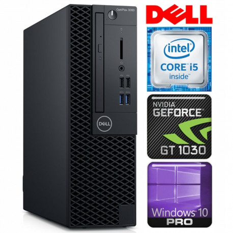 DELL 3060 SFF i5-8400 8GB 256SSD M.2 NVME+500GB GT1030 2GB DVD WIN10Pro