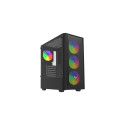 Savio Noctis Flow RGB Cube Black