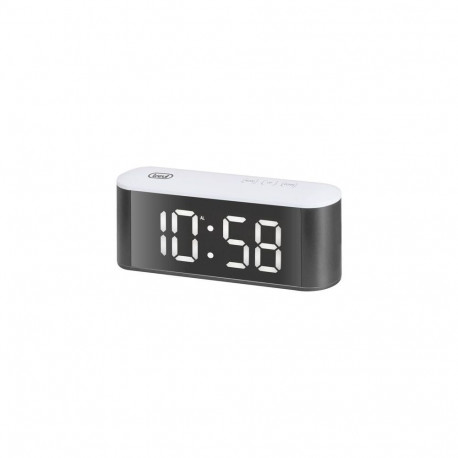 Trevi EC 883 BL Digital alarm clock Black, White