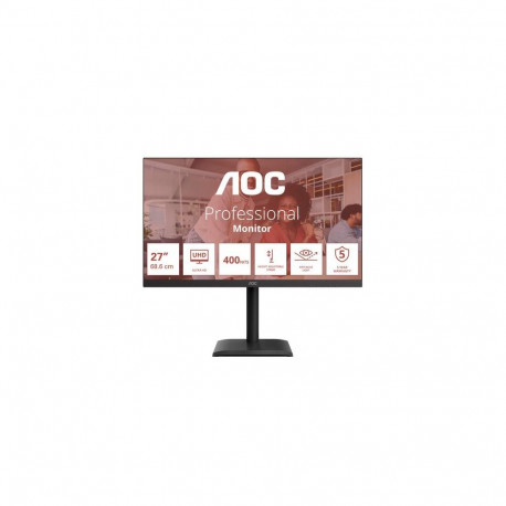 AOC E4 U27E4CV computer monitor 68.6 cm (27") 3840 x 2160 pixels 4K Ultra HD LED Black