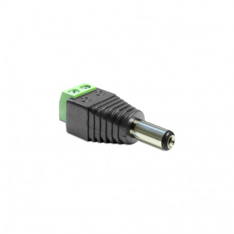 DeLOCK 65396 cable gender changer DC 2.1 x 5.5 mm 2p Black, Green