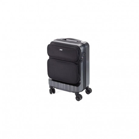 TROIKA LUG02/CB luggage Trolley Hard shell Grey 47 L Acrylonitrile butadiene styrene (ABS), Nylon, P