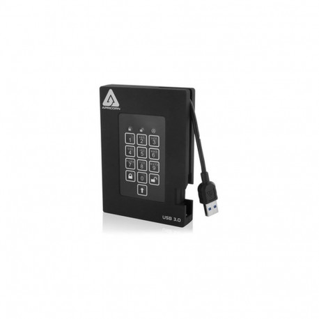 Apricorn Aegis Padlock Fortress 512 GB USB 3.2 Gen 1 (3.1 Gen 1) Black