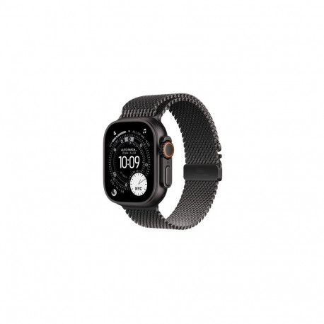 Apple Watch Ultra 3 GPS + Cellular 49mm Black Titanium Case with Black Titanium Milanese Loop - Smal