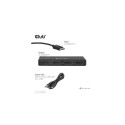 CLUB3D Quad DisplayPort™ Hub – 4 x 4K Resolution @ 30Hz, MST Support