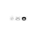 Intellinet Cage Nut Set (100 Pack), M6 Nuts, Bolts and Washers, Suitable for Network Cabinets/Server