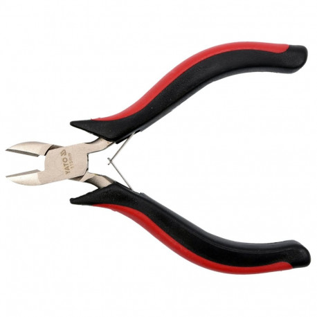 Yato YT-2081 mini side cutting pliers, 115 mm, GRD, carbon steel, nickel plated, polished, PP/TPR ha