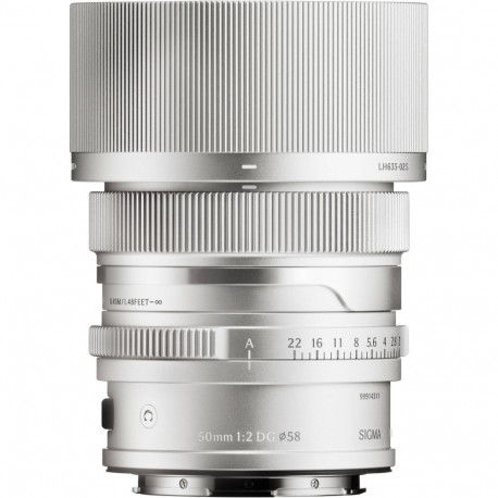 Sigma 50mm F2 DG | Contemporary | L-Mount | C023 (Silver)