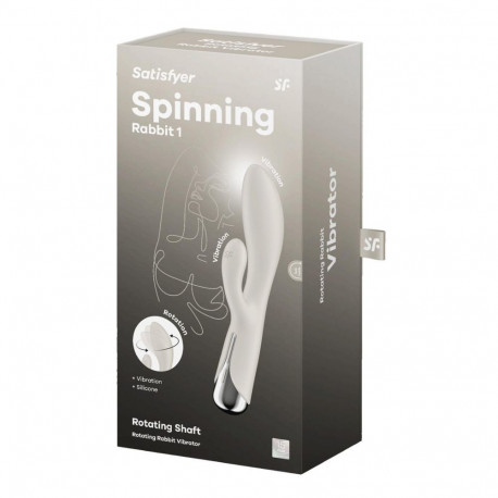 Satisfyer pöörlev rabbit-vibraator Spinning Rabbit 1, beež