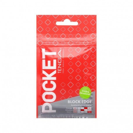 Tenga masturbaator Pocket Block Edge 1 tk