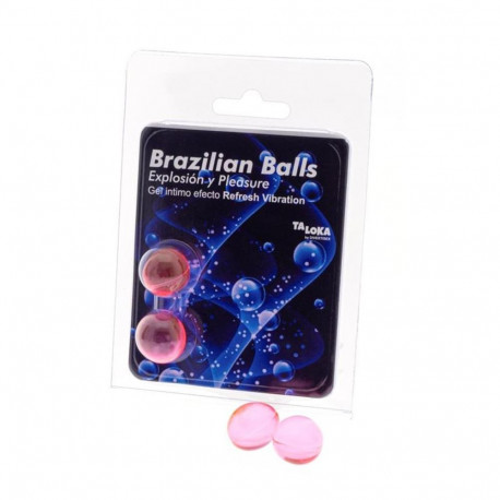 Brazilian Balls intiimgeel värskendava ja vibreeriva toimega 1tk
