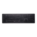 CLEVETURA CLVX 1 Touch-On-Keys AI Wireless Keyboard, ANSI US Windows Layout, Scissor Switches, Alumi