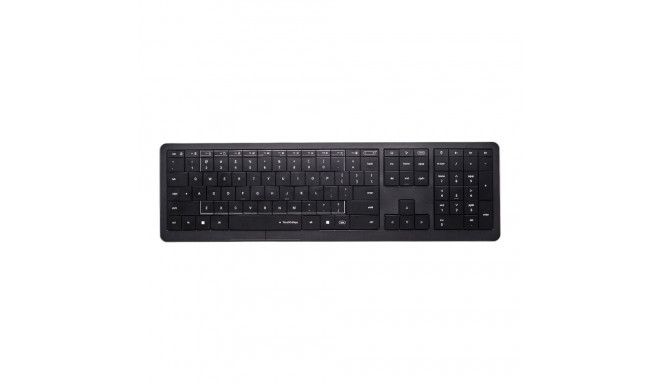 CLEVETURA CLVX 1 Touch-On-Keys AI Wireless Keyboard, ANSI US Windows Layout, Scissor Switches, Alumi