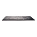 CLEVETURA CLVX 1 Touch-On-Keys AI Wireless Keyboard, ANSI US Windows Layout, Scissor Switches, Alumi
