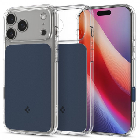 Kaitseümbris Ultra Hybrid T (MagFit), Apple iPhone 17 Pro, tumesinine / läbipaistev, MagSafe ühilduv