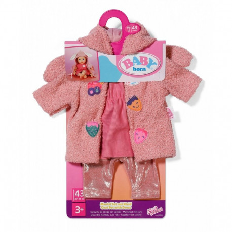Baby born vihmamantli ja kleidi komplekt 43 cm