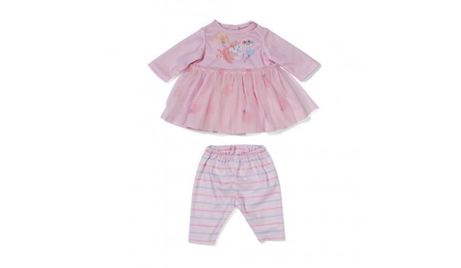 Baby born sukienka różowa z rękawami 36 cm