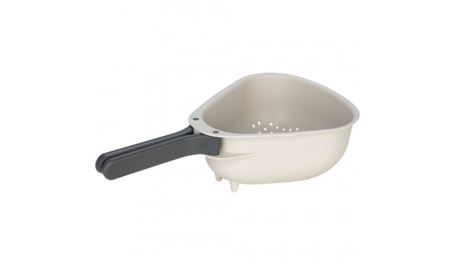 Joseph Joseph Droplet Large White Colander w. Folding Handle