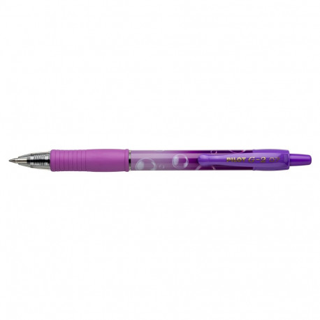 Geelpliiats mehaaniline PILOT G2 Bubble 0,7mm lilla