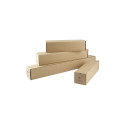 Post tube square 105x105x1100 mm, brown, Master´in Performance