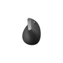 Logitech MX Vertical Ergonomic Wireless Mouse RF Wireless+Bluetooth, 4000 DPI, Graphite