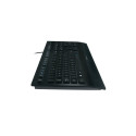 Logitech K280e Wired Keyboard, USB, US, Black