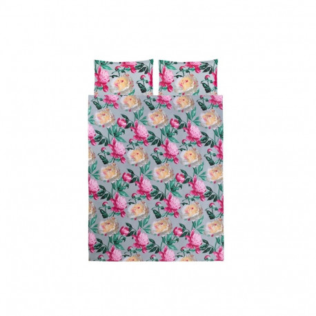 BEDDING COVER SET FLOWER1 100PES 160x200