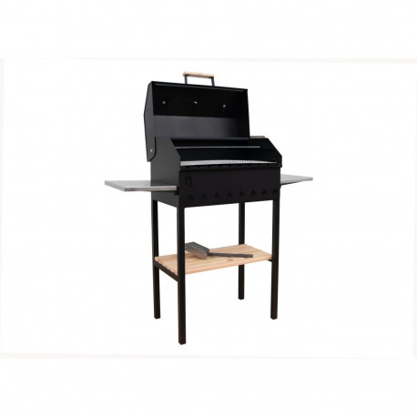 ABAS GRILL WITH LID AND SHELVES