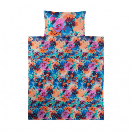 BEDDING COVER SET FLOWER2 100PES 140X200