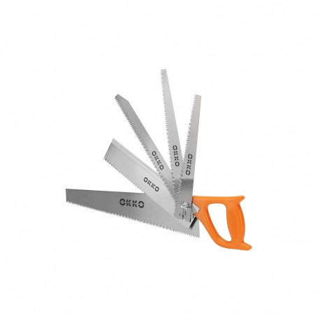 WOOD HAND SAW WITH 5PCS BLADES