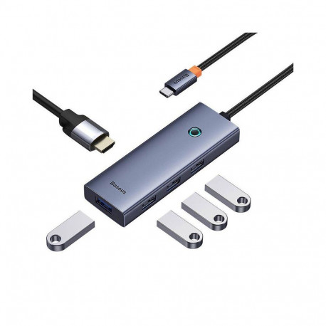 ADAPTER USB C - HDMI + 4XUSB3.0