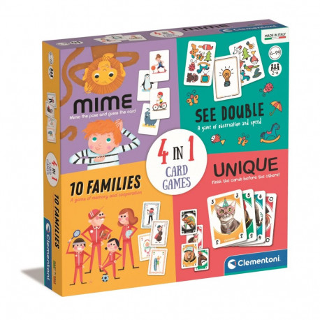 BOARD GAME 4IN1 CARD GAMES 50831